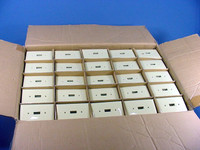 1000 GE WD8105323  1-Gang Ivory Unbreakable Nylon Toggle Switch Wall Plate Covers w/o Mounting Screws