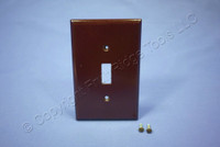Ace Brown LARGE Mid-Size Toggle Switch Plastic Cover Wallplate Switchplate 31231