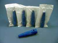 5 Leviton Blue 18 Series Male Cam Plug Connector Insulating Sleeves 18SDM-22B