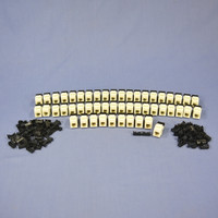 50 Leviton Almond Quickport 6-Wire Snap-In Phone RJ11 Telephone Jacks 41106-RA6