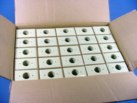 1100 General Electric Ivory Unbreakable Nylon Receptacle Wallplates 1.406" Diameter Outlet Covers w/o Mounting Screws WD9350589