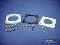 Leviton to Appleton or Crouse-Hinds Pin & Sleeve 20A 3-Wire Back Box Adapter Plate AP320-C