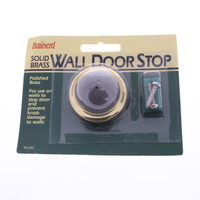 Brainerd Wall-Mount 2-1/2" Diameter Concave Rubber Wall Door Stop 952XC