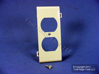 Leviton Ivory Receptacle Outlet Center Panel Sectional Cover Wallplate PSC8-I