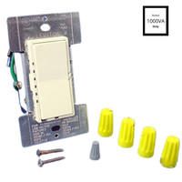 NEW Leviton MDM10-1LA Almond Decora Rocker Dimmer Light Switch Multi-Way 1000W