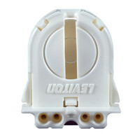Leviton Fluorescent Lamp Holder Light SocketT-8 T8 Low Profile Bi-Pin 13652-WNP