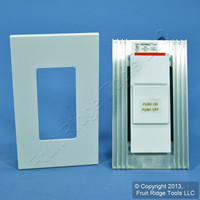 Leviton White Monet Slide Light Dimmer Switch 600W Incandescent Bulk MNI06-1LW