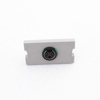Leviton Gray MOS S-Video 1-Unit Jack Wallplate Filler Insert Module 41291-1VG