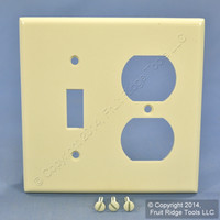 Leviton Almond Switch Plate Receptacle Outlet Cover Wallplate Switchplate 82005