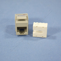 Cooper Gray Cat 6 Snap-In Modular Data Jack 110 Style 8-Position RJ45 5546-6GY