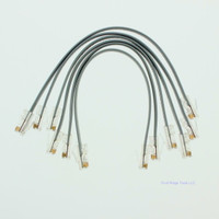 6 New Leviton Gray 8" 8-Position RJ45 Jack Modular Line Cord Patch Cord 58872-89