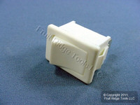 Leviton White Snap-In Mini Rocker Panel Switch ON/OFF 10A 125V Single Pole Double Throw SPDT Micro MR003