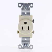 Cooper Almond COMMERCIAL Single Outlet Straight Blade Receptacle 5-15R 15A 817A