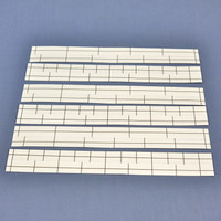 6 Leviton White Labels for Cat 5e 110-Type Telephone Wiring Base Lined 41LBL-W