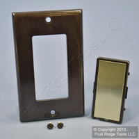 Leviton Brown w/ Gold Pad True Touch Dimmer Color Conversion Change Kit TTKIT-BG