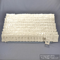 200 Leviton White Residential 1.406" Receptacle Wallplate Outlet Covers 88004