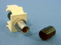 Leviton Ivory Quickport Fiber Optic Simplex ST Jack Connector Zirconia SM/MM 41084-SIZ