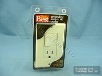 DoItBest Almond Decorator Combination Rocker Switch Outlet Receptacle 15A 552461