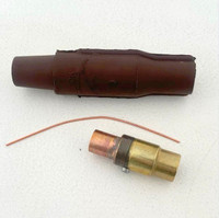 New Leviton Brown 16 Series Female Vulcanized Cam-Type Plug 400A 600V 16V28-H