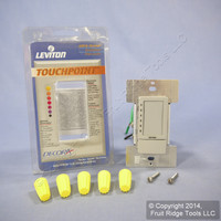 Leviton Gray Mark 10 Fluorescent TOUCH Light Dimmer Switch TPX06-1LG