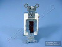 Leviton Brown COMMERCIAL Quiet Toggle Wall Light Switch 20A 120/277 Bulk CS120-2