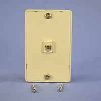 New Eagle Ivory 4-Conductor Telephone Jack Wall Mounting Plate Type 630A 3521-4V