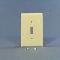 Cooper Light Almond UNBREAKABLE Mid-Size Switch Cover Nylon Wallplate Switchplate PJ1LA