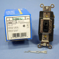 Leviton Brown SPDT Single Pole Double Throw Center-Off Locking Maintained Contact Switch 20A 1285