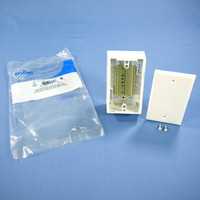 Leviton White Quickport Surface Mount Back Box 1.89" Deep w/ 110 Base 42777-CWA