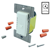 Leviton White Mural Dimmer Switch Multi-Way 350VA 260W Electronic Low Voltage Preset MLE03-1LW