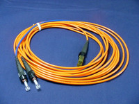 5M Leviton Fiber Optic Multi-Mode Duplex Patch Cable Cord MT-RJ ST 50 50DTM-M05