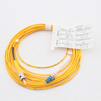 5M Leviton Fiber Optic Singlemode Simplex Patch Cable Cord ST LC SPC SPSTL-S05