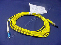5M Leviton Fiber Optic Singlemode Simplex Patch Cable Cord ST LC SPC SPSTL-S05