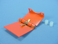 Leviton Orange Panel Cam Plug Outlet Receptacle Snap Back Cover Series 16 16S21-O