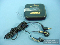 Leviton Digital Stereo Headphones Ear Buds w/Case C5249