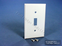 Leviton White Metal Toggle Switch Wall Plate Cover Switchplate 89991