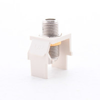 Leviton Acenti Quartz Quickport F-Type Coaxial Cable Jack 75-Ohm AC084-FN-QTZ