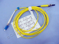 2M Leviton Fiber Optic Single-Mode Simplex Patch Cable Cord ST LC UPC UPSTL-S02