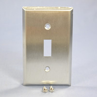 Mulberry Stainless Steel Standard 1-Gang Toggle Switch Cover Wallplate Switchplate 97071