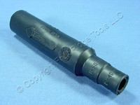 New Leviton Black Cam-Type Plug Insulating Sleeve Male ECT 15 Series 15SDM-48E