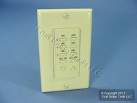Leviton Ivory Faceplate Color Conversion Kit For 3-Address Dimming Controller DCK4A-I