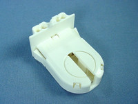 Leviton Fluorescent Lamp Holder Light Socket T-12 T-8 Medium Bi-Pin G13 Base T8 T12 w/ Panel Locator Post 13653-WP