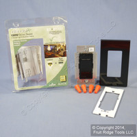 Leviton Black Vizia Plus Light Dimmer Switch 1000W Incandescent 1000VA (750w) Magnetic Low Voltage 120V VPM10-1LE