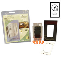 Leviton Black Vizia Plus Light Dimmer Switch 1000W Incandescent 1000VA (750w) Magnetic Low Voltage 120V VPM10-1LE