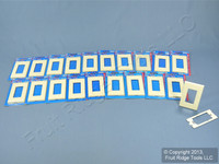 20 Leviton Decora COMMERCIAL 1-Gang Almond Screwless Wallplate GFI Cover 80301-A