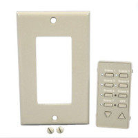 Leviton Gray Faceplate Color Conversion Kit for Controller Dimmer Switch DCKS7-G