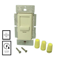 Leviton Ivory Illumatech Slide Light Dimmer Switch 1000W Incandescent 1000VA Low Voltage Magnetic Non-Preset INM10-1LI