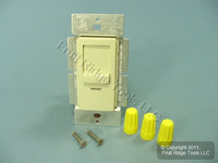 Leviton Ivory Illumatech Slide Light Dimmer Switch 1000W Incandescent 1000VA Low Voltage Magnetic Non-Preset INM10-1LI