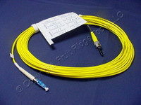 10M Leviton Fiber Optic Singlemode Simplex Patch Cable Cord ST LC SPC SPSTL-S10