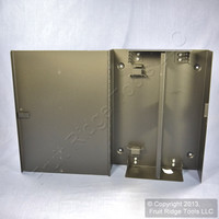 Signamax Black Fiber Optic 4-Module Wall Mount Enclosure w/ Access Door WFE4-B